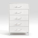 Ripple White Chest - Ornate Home