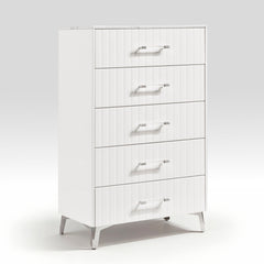 Ripple White Chest - Ornate Home