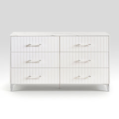 Ripple White Dresser - Ornate Home