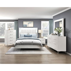 Ripple White Dresser - Ornate Home