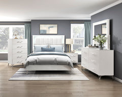 Ripple White Dresser - Ornate Home