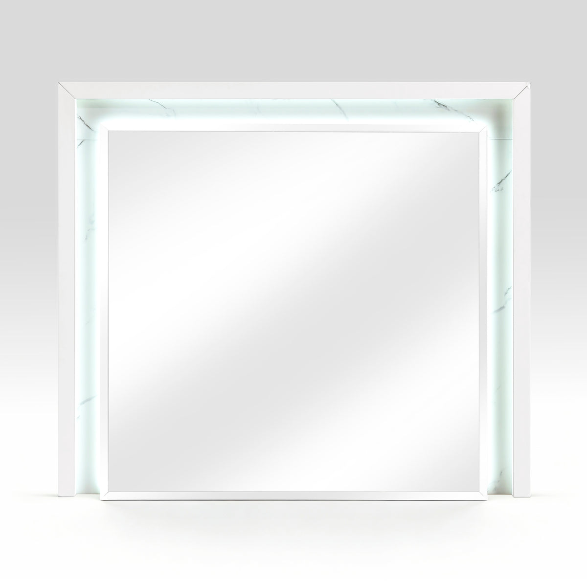 Ripple White Mirror - Ornate Home