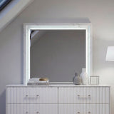 Ripple White Mirror - Ornate Home