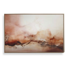 Rise Multicolor Framed Modern Canvas - Ornate Home