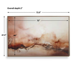 Rise Multicolor Framed Modern Canvas - Ornate Home