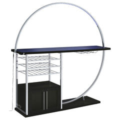 Risley Dark Charcoal Home Bar - Ornate Home