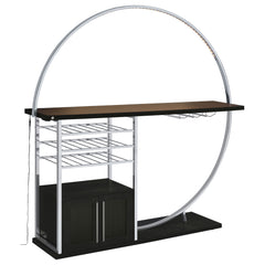 Risley Dark Charcoal Home Bar - Ornate Home