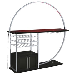Risley Dark Charcoal Home Bar - Ornate Home
