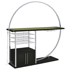 Risley Dark Charcoal Home Bar - Ornate Home