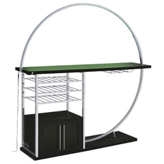Risley Dark Charcoal Home Bar - Ornate Home