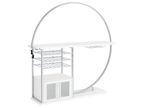 Risley White Home Bar - Ornate Home