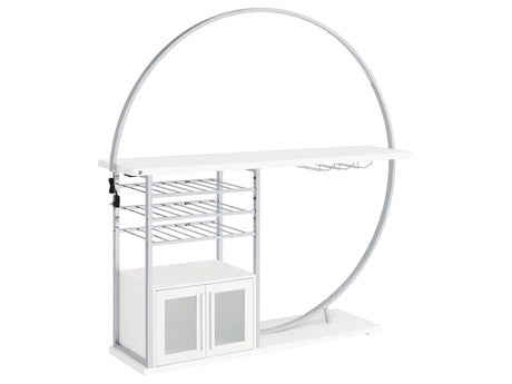 Risley White Home Bar - Ornate Home