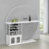 Risley White Home Bar - Ornate Home