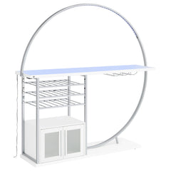 Risley White Home Bar - Ornate Home