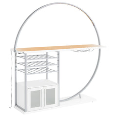 Risley White Home Bar - Ornate Home