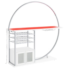 Risley White Home Bar - Ornate Home