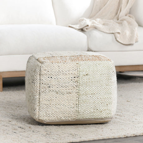 Ritsa Multi 18x18x14 Pouf - Ornate Home