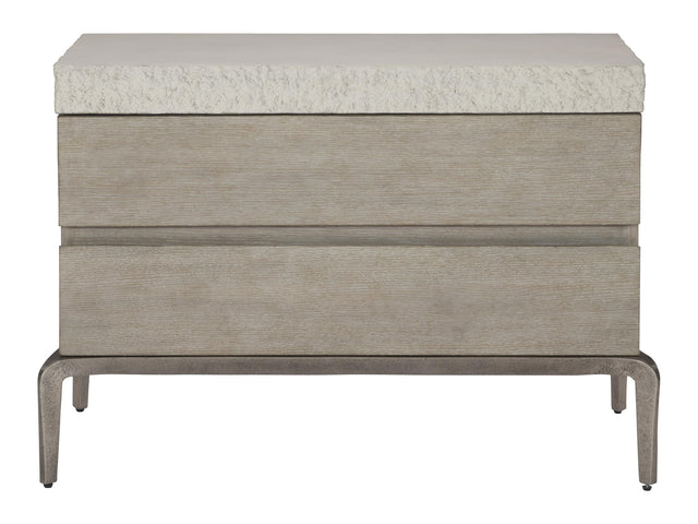 Ritter Sand Grey/Flint Nightstand - Ornate Home