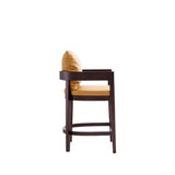 Ritz Counter Stool in Camal and Dark Walnut - Ornate Home