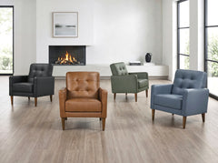 Riva Blue Accent Chair - Ornate Home