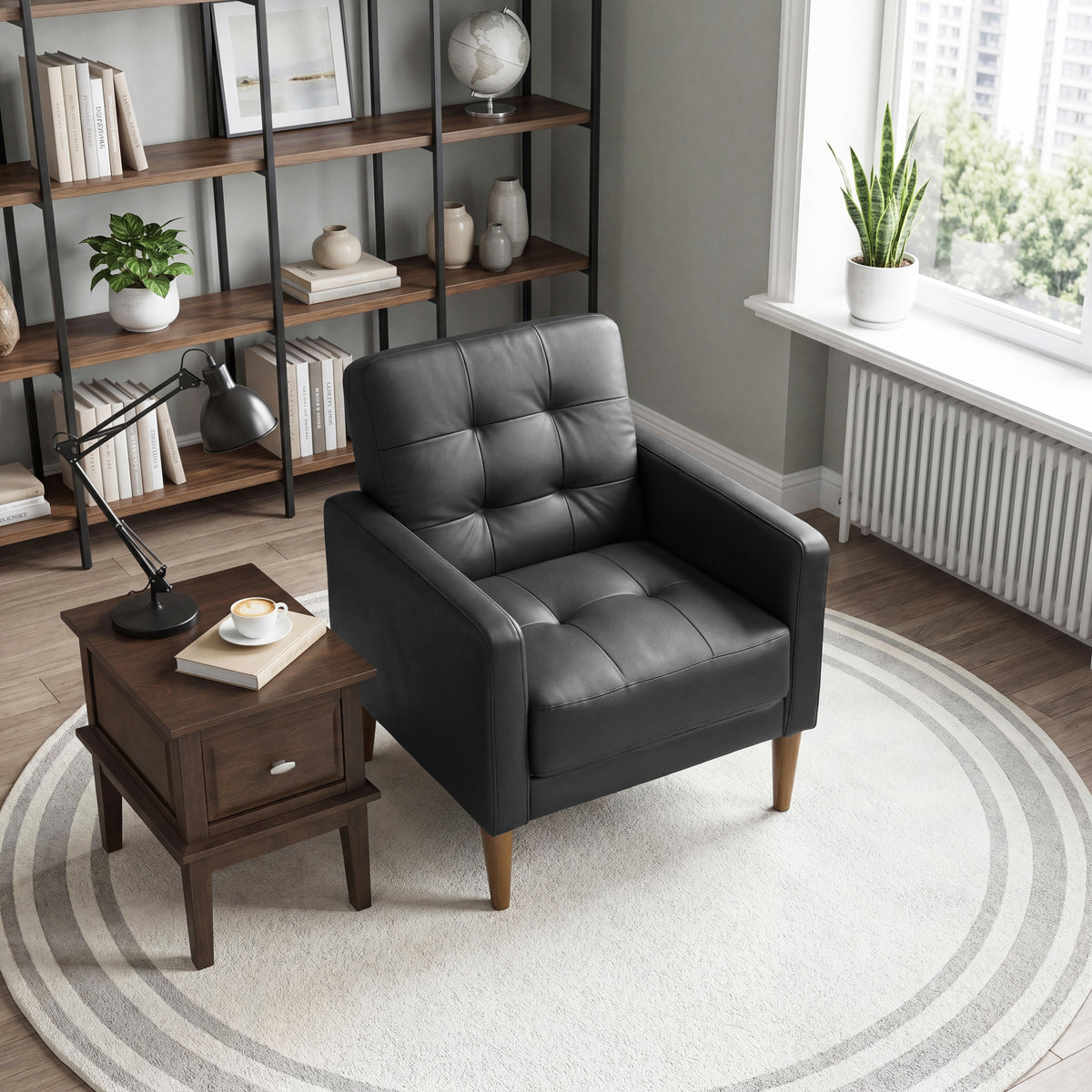 Riva Blue Accent Chair - Ornate Home