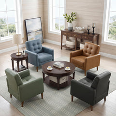 Riva Blue Accent Chair - Ornate Home