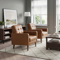 Riva Brown Accent Chair - Ornate Home