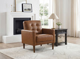 Riva Brown Accent Chair - Ornate Home