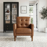 Riva Brown Accent Chair - Ornate Home