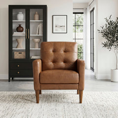 Riva Brown Accent Chair - Ornate Home