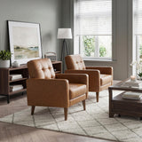 Riva Brown Accent Chair - Ornate Home