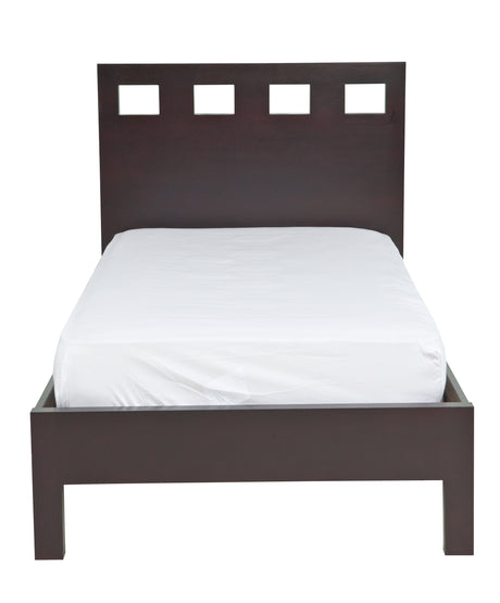 Riva Wood California King Platform Bed in Espresso - Ornate Home