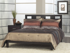 Riva Wood Eastern King Platform Bed in Espresso - Ornate Home