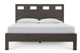 Riva Wood Full Bed in Sharkskin - Ornate Home