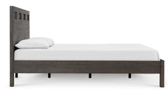 Riva Wood Queen Bed in Sharkskin - Ornate Home
