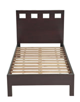 Riva Wood Queen Platform Bed in Espresso - Ornate Home