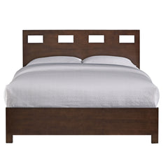 Riva Wood Queen Storage Bed in Chocolate Brown - Ornate Home