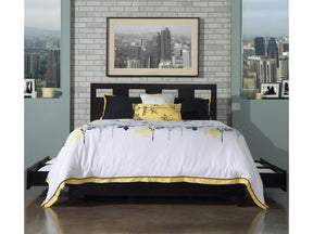 Riva Wood Queen Storage Bed in Espresso - Ornate Home