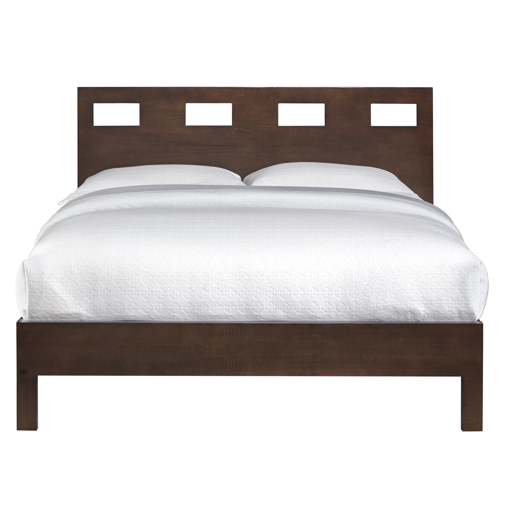 Riva Wood Twin Bed in Chocolate Brown - Ornate Home