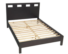 Riva Wood Twin Platform Bed in Espresso - Ornate Home