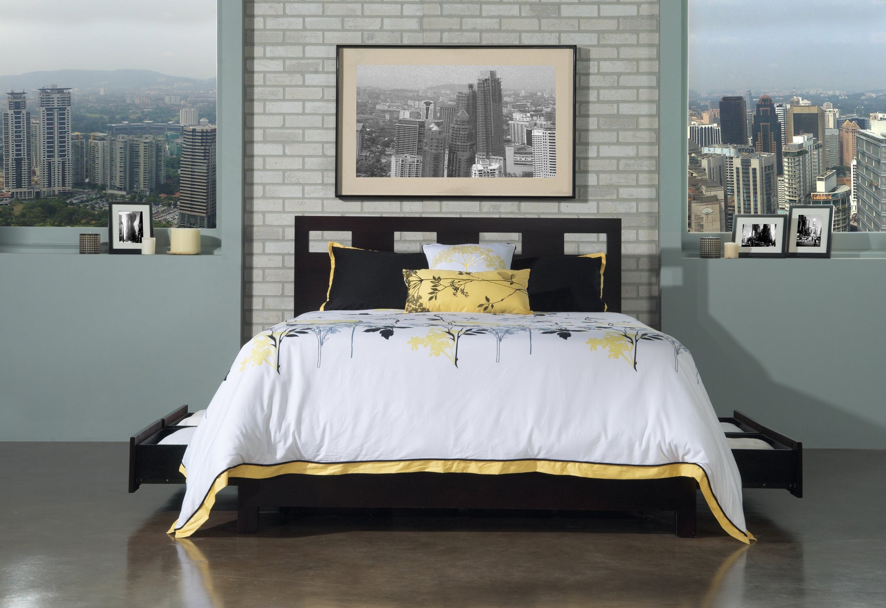 Riva Wood Twin Storage Bed in Espresso - Ornate Home