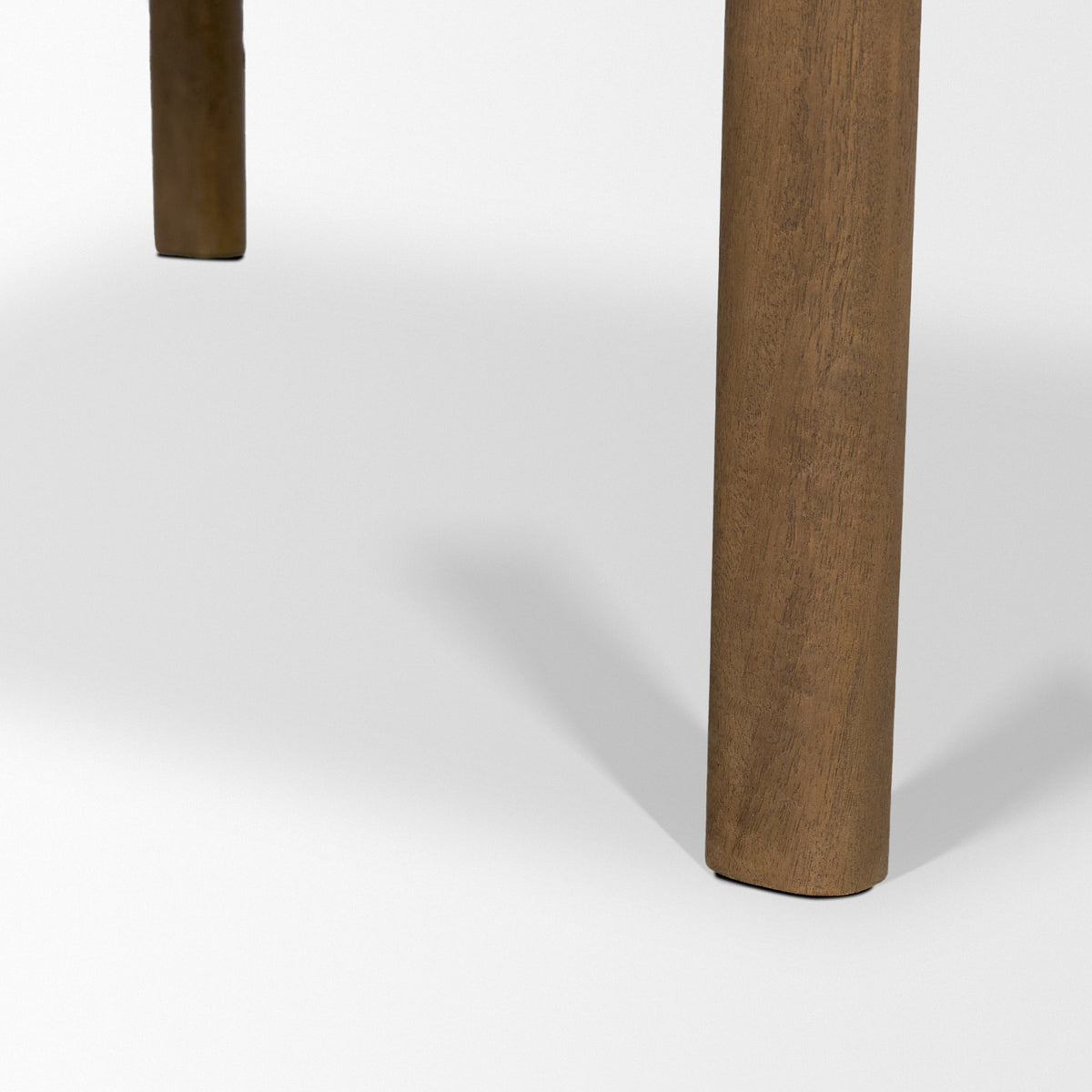 Riven Brown Oak Wood Square Side Table - Ornate Home