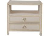 Riven Light Gray Nightstand - Ornate Home