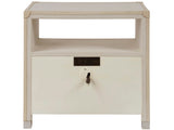 Riven Light Gray Nightstand - Ornate Home