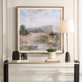 River Afternoon Multicolor Landscape Print - Ornate Home
