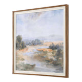 River Afternoon Multicolor Landscape Print - Ornate Home