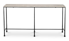 River Botticino Marble Console Table - Ornate Home