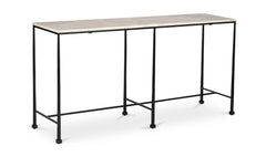 River Botticino Marble Console Table - Ornate Home