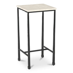 River Botticino Marble Side Table - Ornate Home