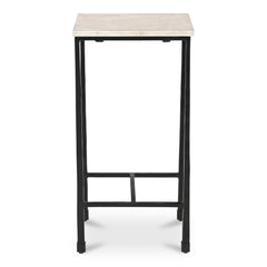 River Botticino Marble Side Table - Ornate Home